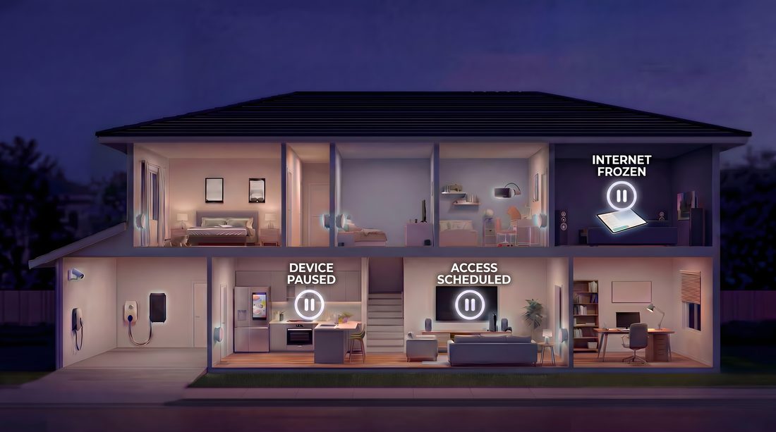 Plume parental controls pausing devices and scheduling access